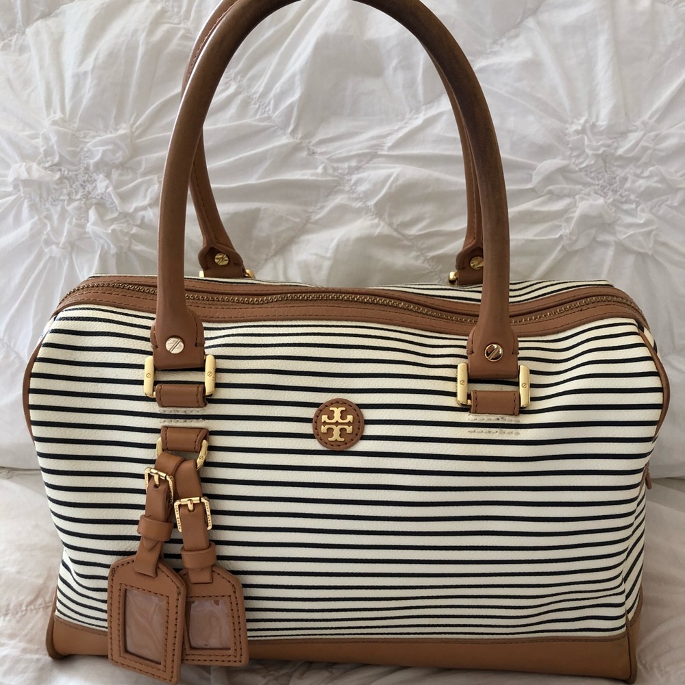 Tory Burch Stripe Satchel